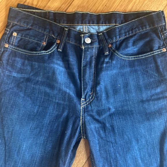 Men’s Levi 514 Dark Wash Jeans 34 x 34 - Picture 5 of 6